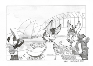 #Inktober2019 WorldTour Day24: Australia