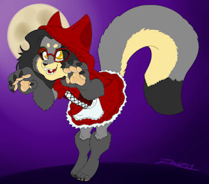 Werewolf Little red riding hood