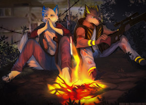 "A Peacefull night ....for now" by angiwolf