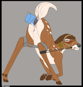 Anal training.