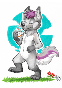 Nik Eating a Donut