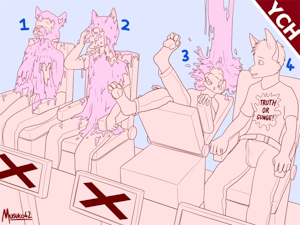 Alphabet of Kinks: Wet and Messy! (ych auction)
