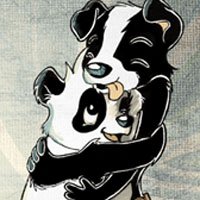 monochrome hug