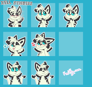 Xell Stickers