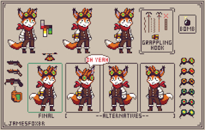 James Sprite Final Design