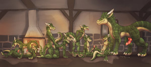 Spitey clone orgy