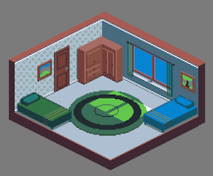 isometric room