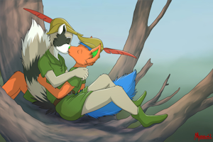 Kissing in the Tree (art)