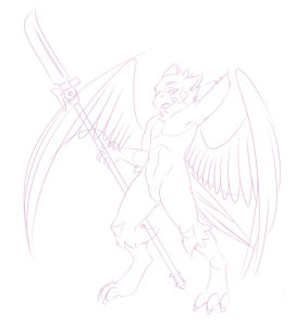 Sketch - D&D Grif