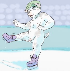 Pup on Ice