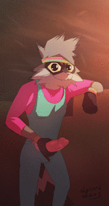 masturbating fitness racoon