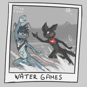 dick camp water games