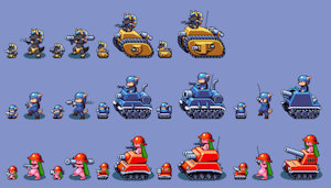 RG Wars - Rought Sprites