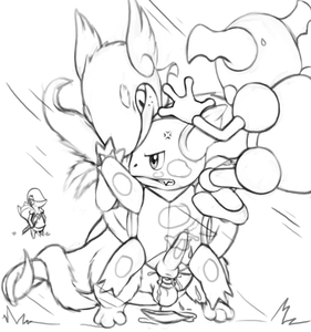 Wartortle gets baginazard rape