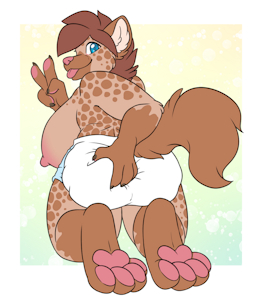 Poofy butt