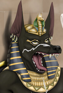 Anubis and Rave (COMMISSION) >:0