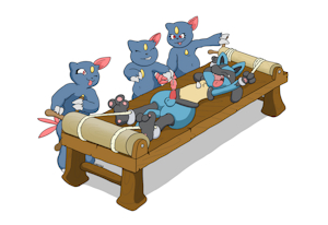 [R] Lucario's bad day