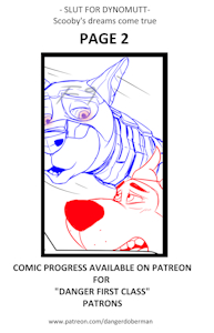 Slut for Dynomutt: Scooby's dreams come true / PAGE 2 (ROUGH-DRAFT) >:0