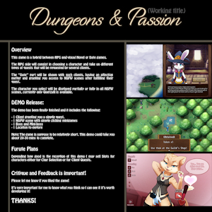 Dungeons & Passion Demo Release