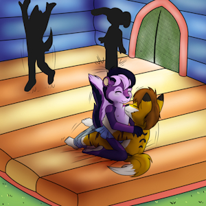 different fun at the Bouncy castle