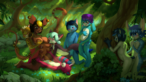 Mystic Wilds Ritual [YCH]
