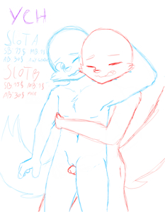 Lewd hug YCH (Closed)