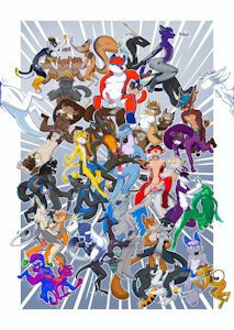 Artistic freedom YCH poster