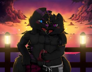 Commission for Luckyrainbowwolf
