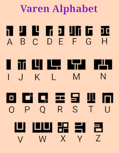 Varen Alphabet