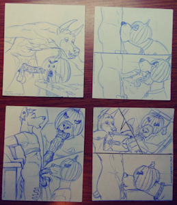 *CLOSED* AUCTION - Some Original Sketches