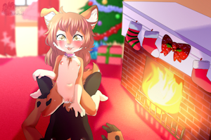 By the fire