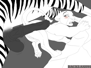 Nala and the zebra