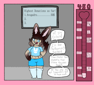 Eclair sells herself for PC parts