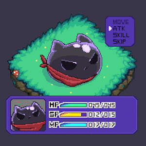 [GIF + Pixel art] me at SLIME  ver