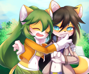 Commission for Sally & Haru