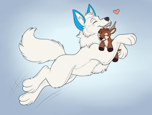 “Sköll plush feat tiny lydus plush” By keihound