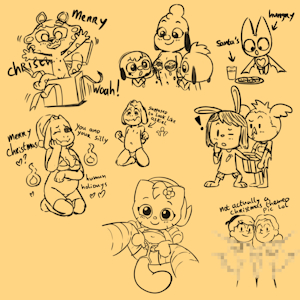 Holiday stream sketches