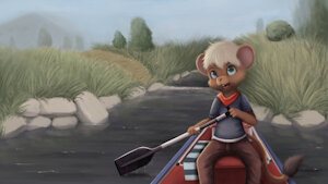 Canoeing mousy