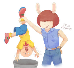 Buh-bye Caillou