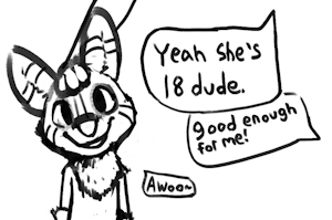 abby's a big girl (fursuit loli)