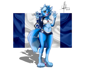 Danger Draw cheerleader outfit