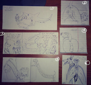 *CLOSED* AUCTION - Some Original Sketches