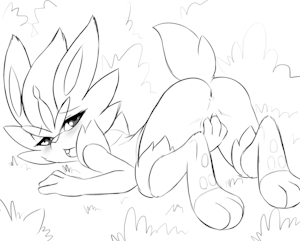 Quick sketch of Cinderace