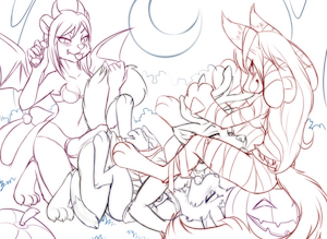 Sketch made for Halloween