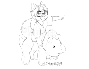 [CM] Gavin/Gizmo Dig Sketch