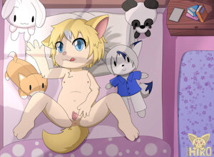 Lying on bed