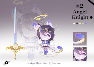 [CLOSED] Kitty Adoptable - Angel Knight #02