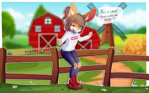 This is what farm girls do, right?