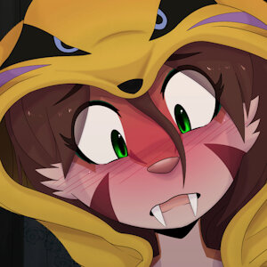 Jinx cosplays as Renamon