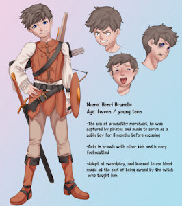 Henri Brunelle (art by Aogami)